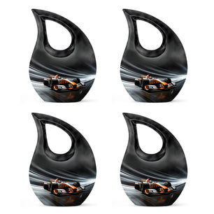 Teardrop Shape Car Urn Keepsake Urn Pack of 4