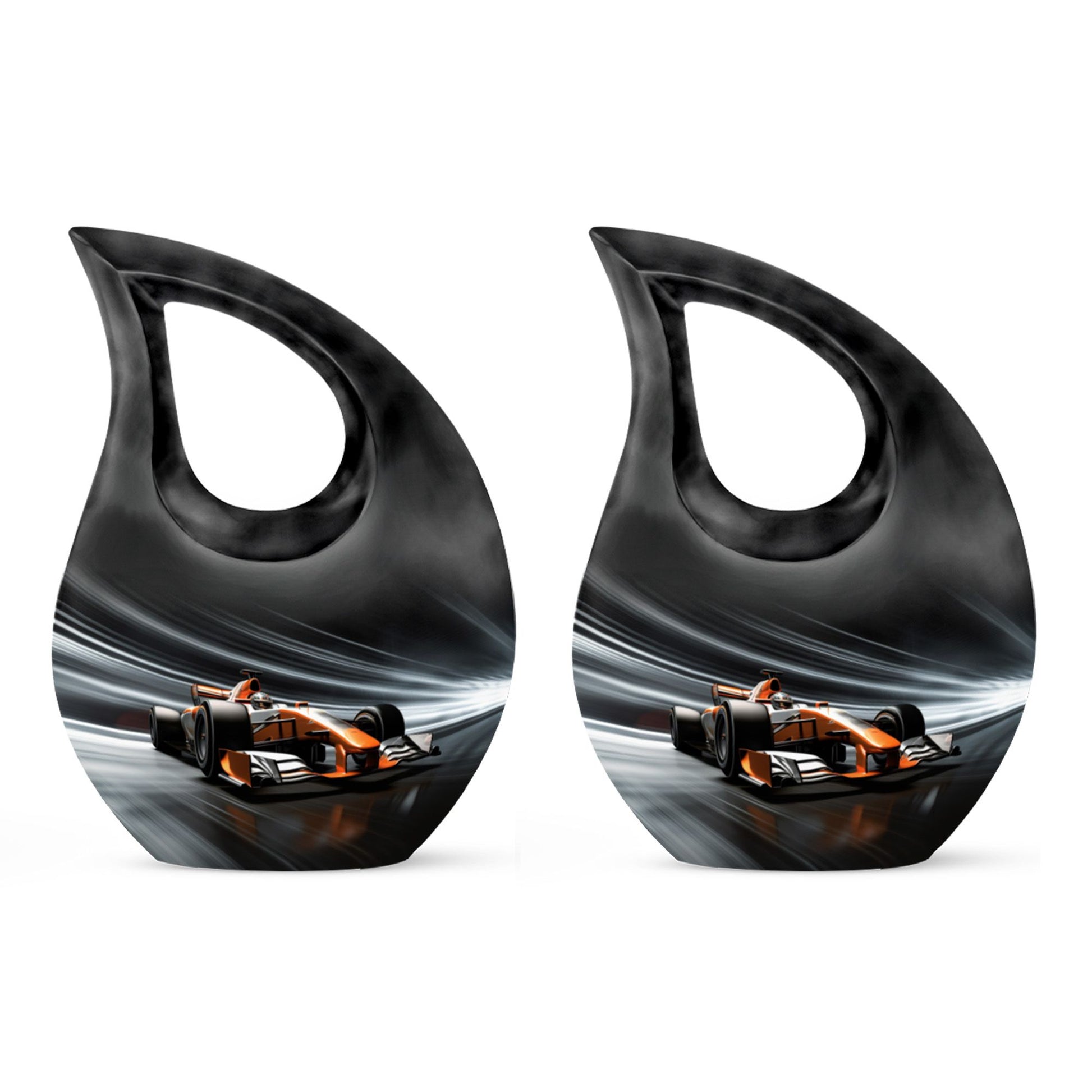 Teardrop Shape Car Urn Keepsake Urn Pack of 2