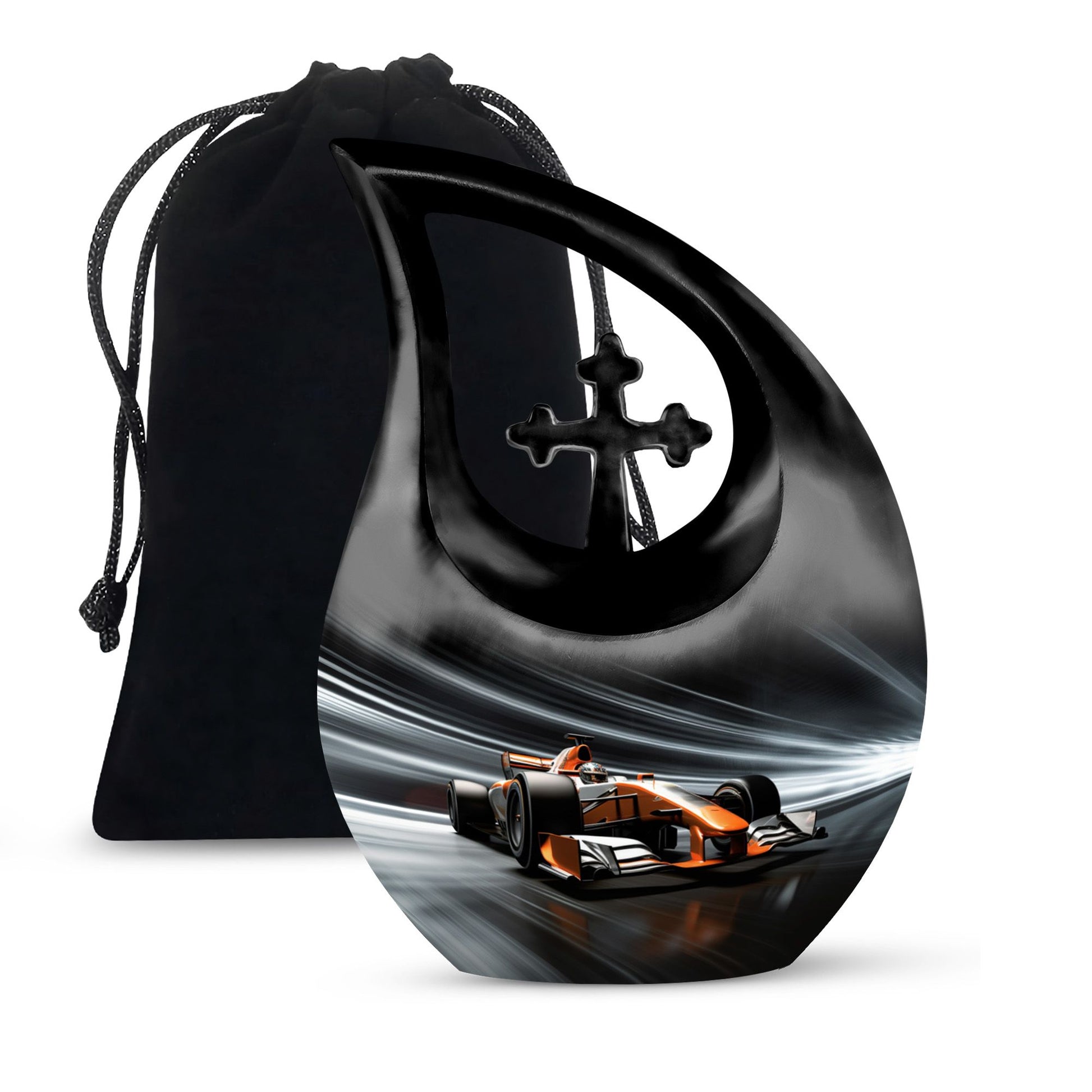 Teardrop Shape Car Urn Large 10 Inch