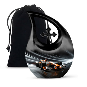 Teardrop Shape Car Urn Large 10 Inch
