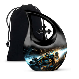 Teardrop Shape Car Urn Large 10 Inch