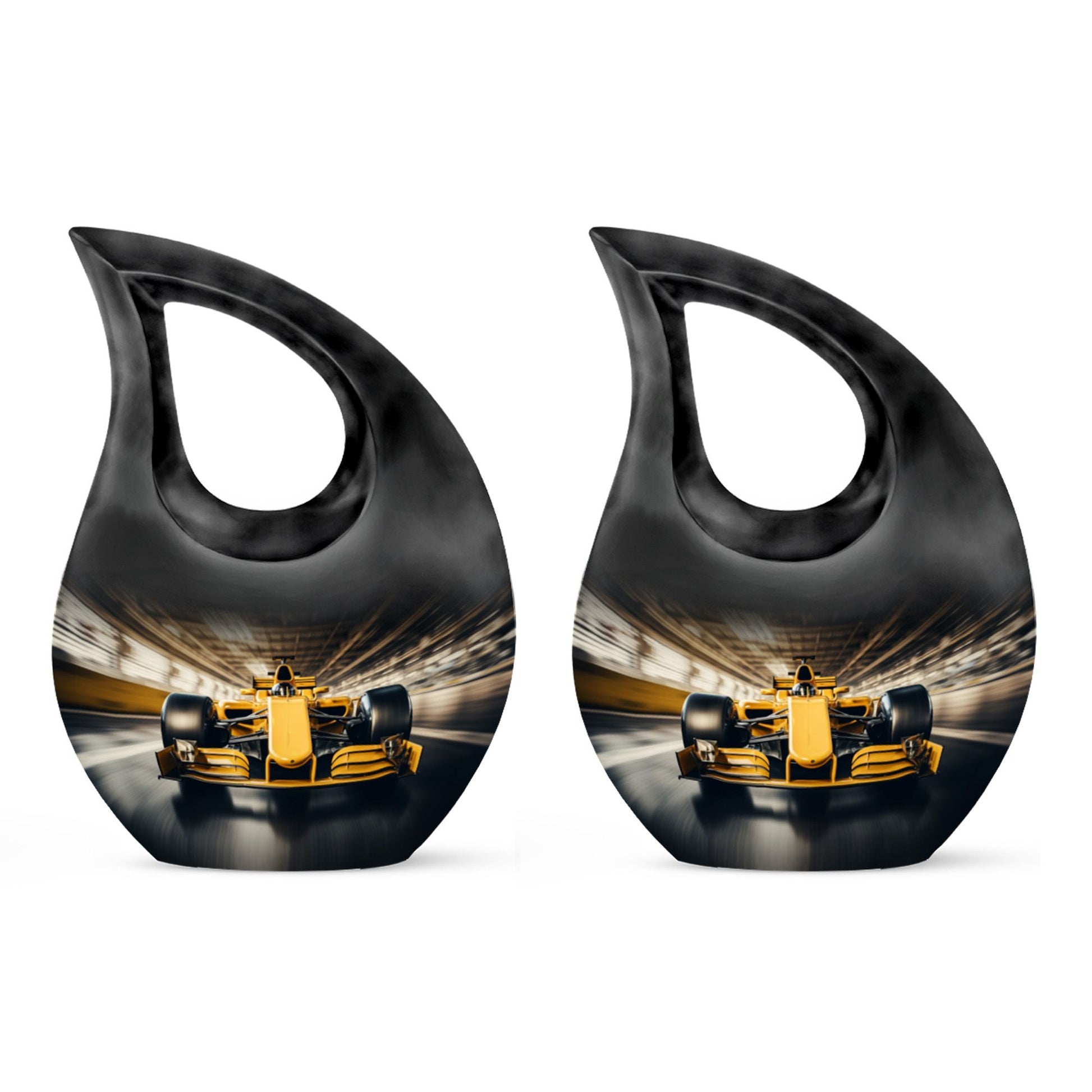 Teardrop Shape Car Urn Keepsake Urn Pack of 2
