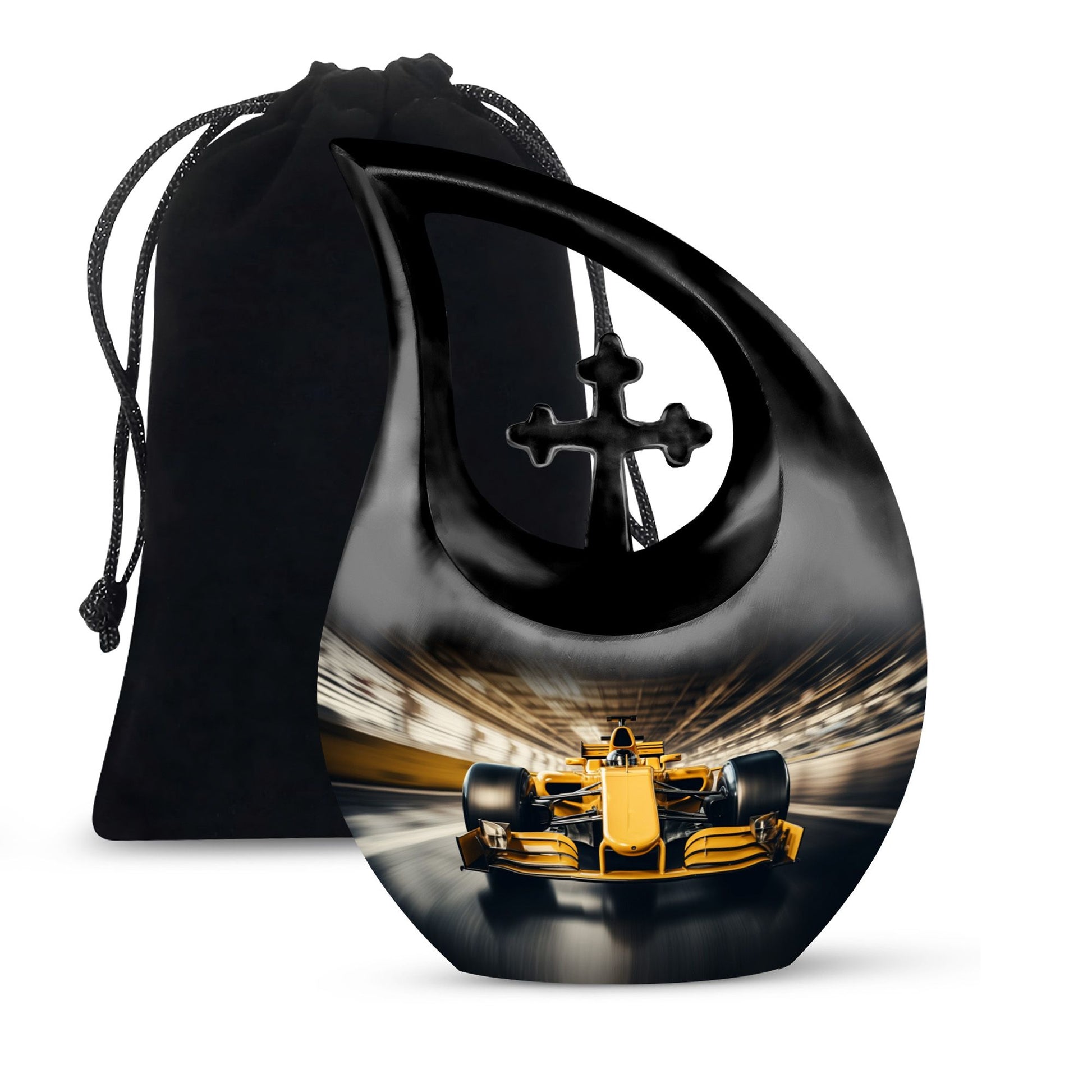 Teardrop Shape Car Urn Large 10 Inch