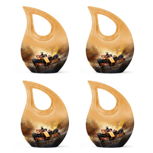 Teardrop Shape Car Urn Keepsake Urn Pack of 4