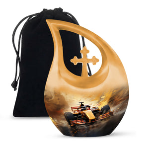 Teardrop Shape Car Urn Large 10 Inch