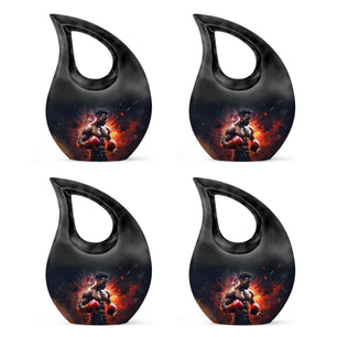Teardrop Shape Boxing Urn Keepsake Urn Pack of 4