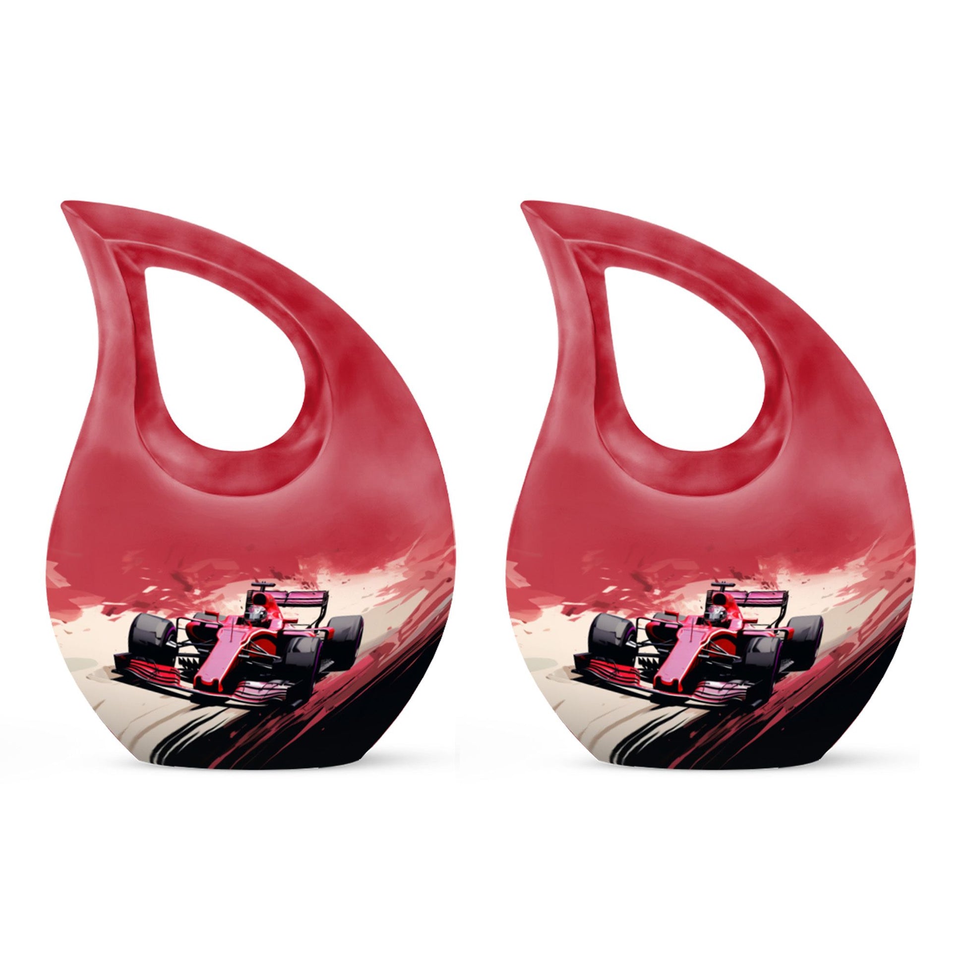 Teardrop Shape Car Urn Keepsake Urn Pack of 2
