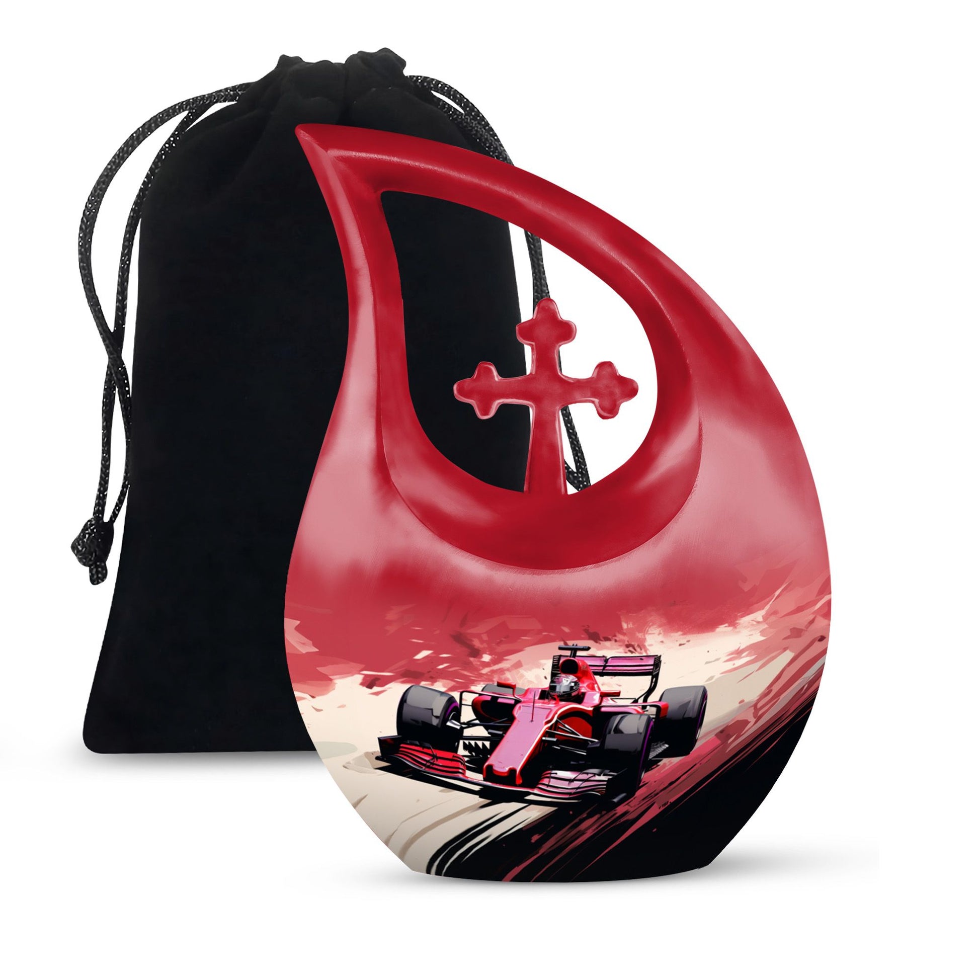 Teardrop Shape Car Urn Large 10 Inch