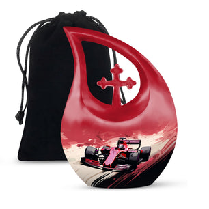 Teardrop Shape Car Urn Large 10 Inch