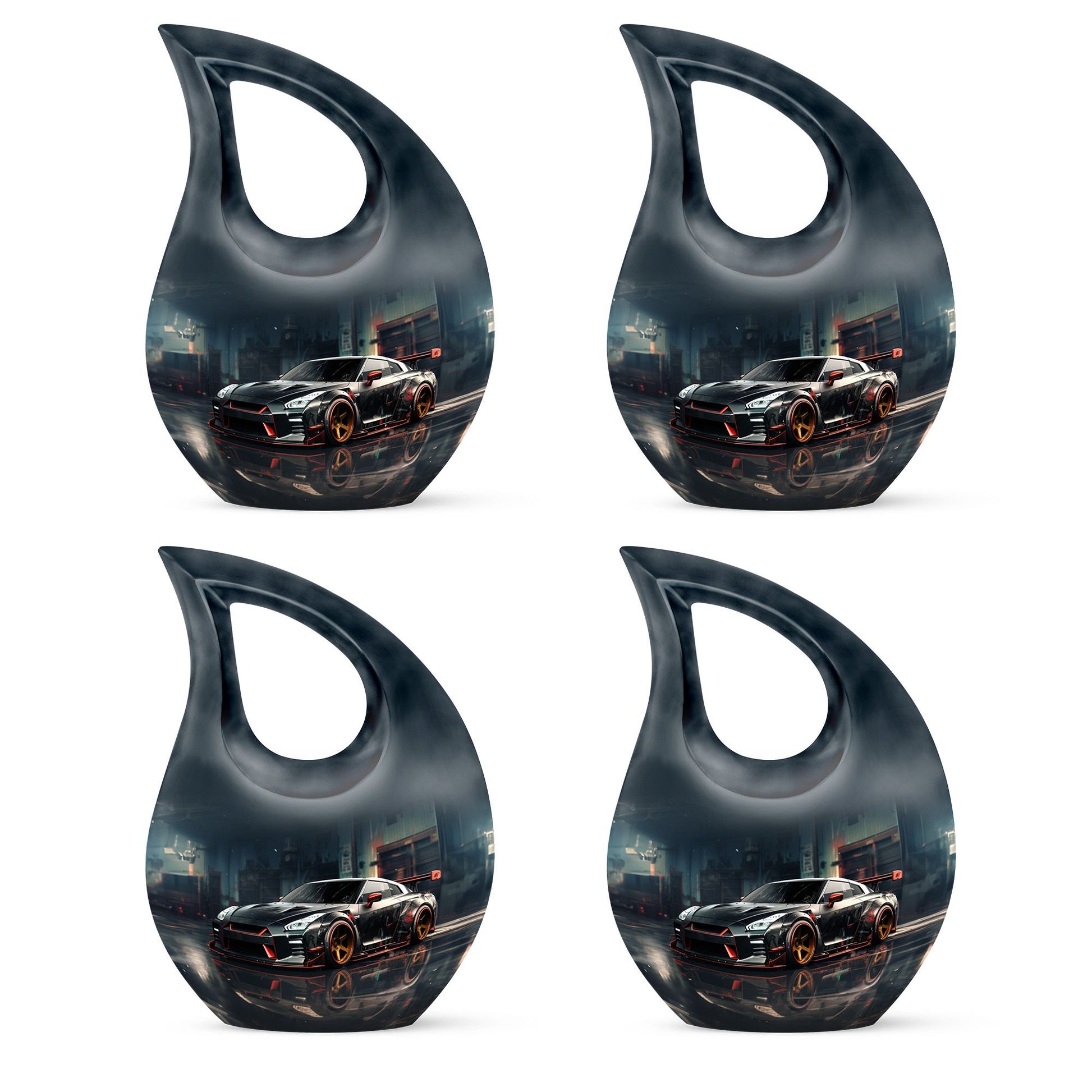 Teardrop Shape Car Urn Keepsake 3 Inch