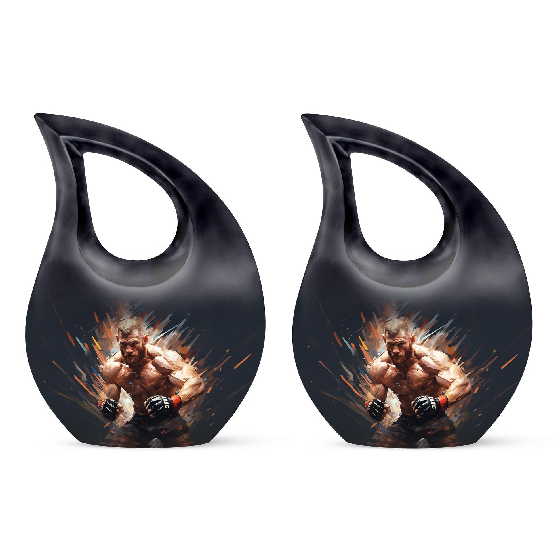 Teardrop Shape Sport Urn Keepsake Urn Pack of 2