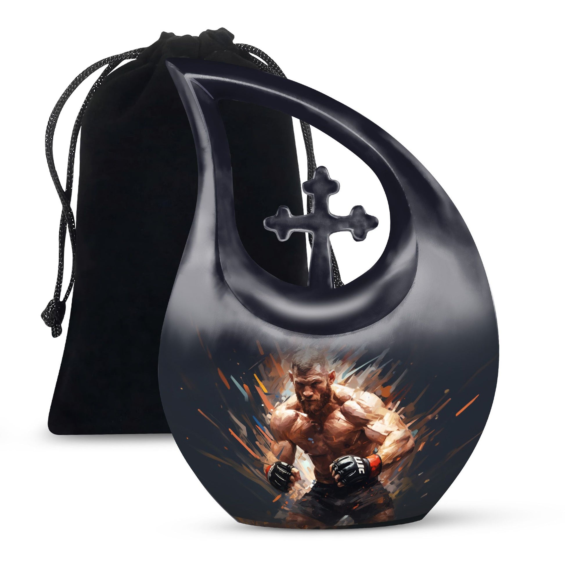 Teardrop Shape Sport Urn Large 10 Inch