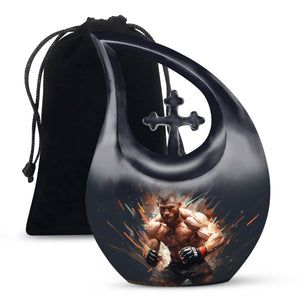 Teardrop Shape Sport Urn Large 10 Inch