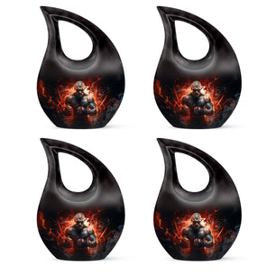 Teardrop Shape Sport Urn Keepsake Urn Pack of 4