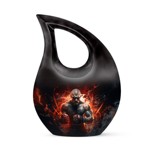 Teardrop Shape Sport Urn Keepsake 3 Inch
