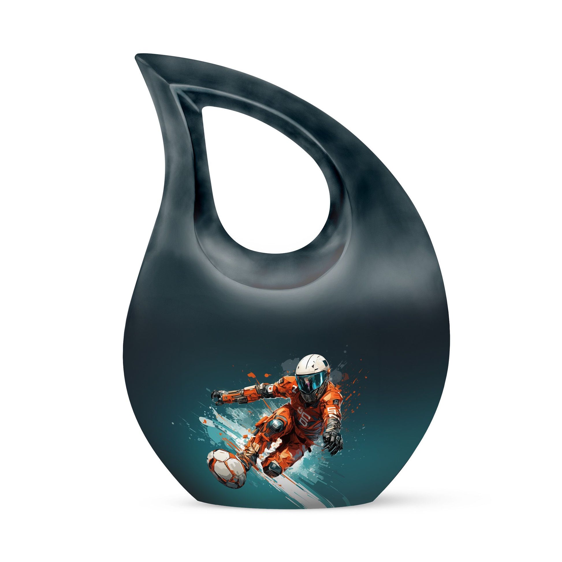 Teardrop Shape Bike Urn Keepsake 3 Inch