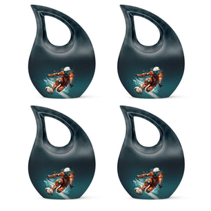Teardrop Shape Bike Urn Keepsake Urn Pack of 4