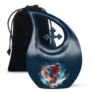 Teardrop Shape Sport Urn Large 10 Inch