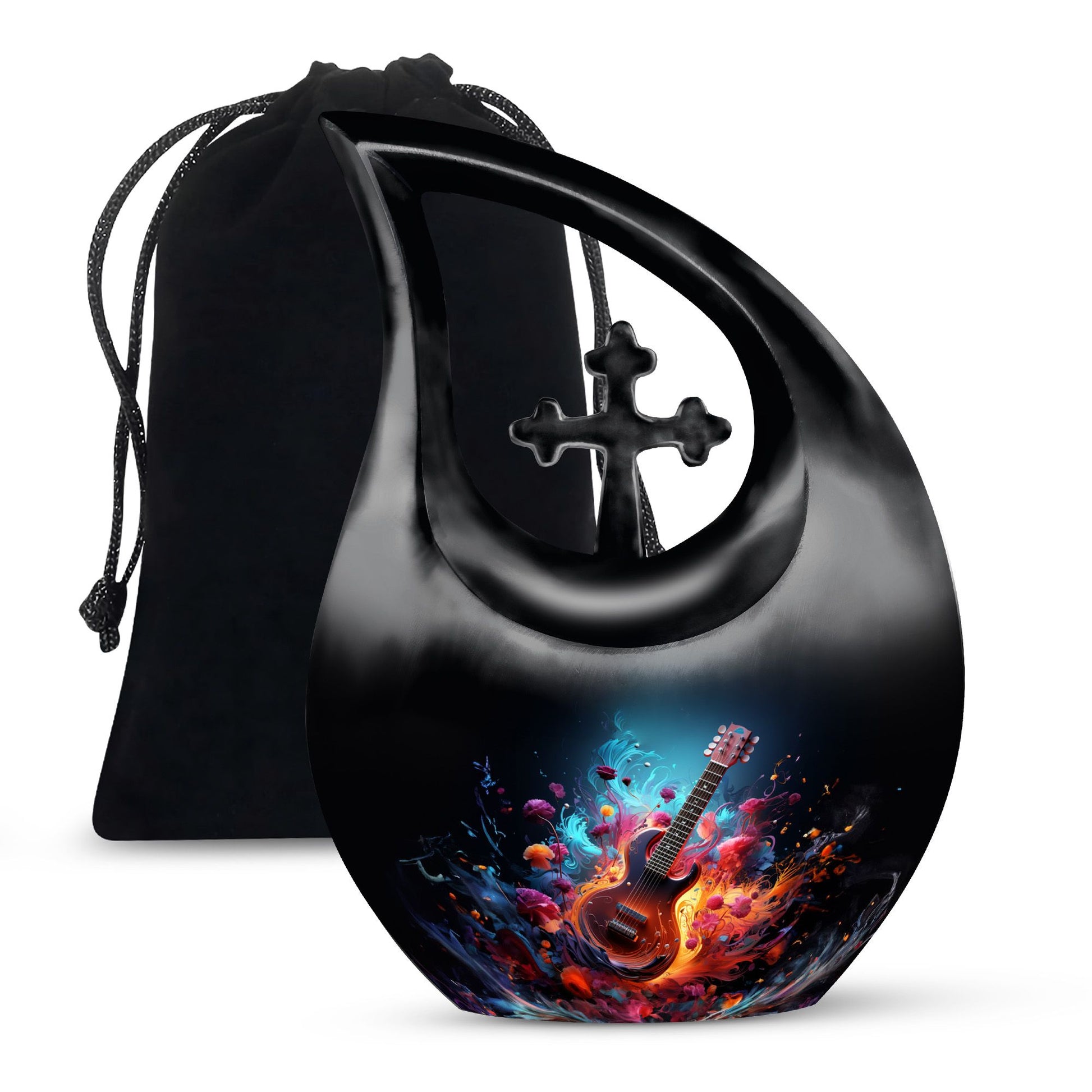 Teardrop Shaped  Large Urn 10 Inch