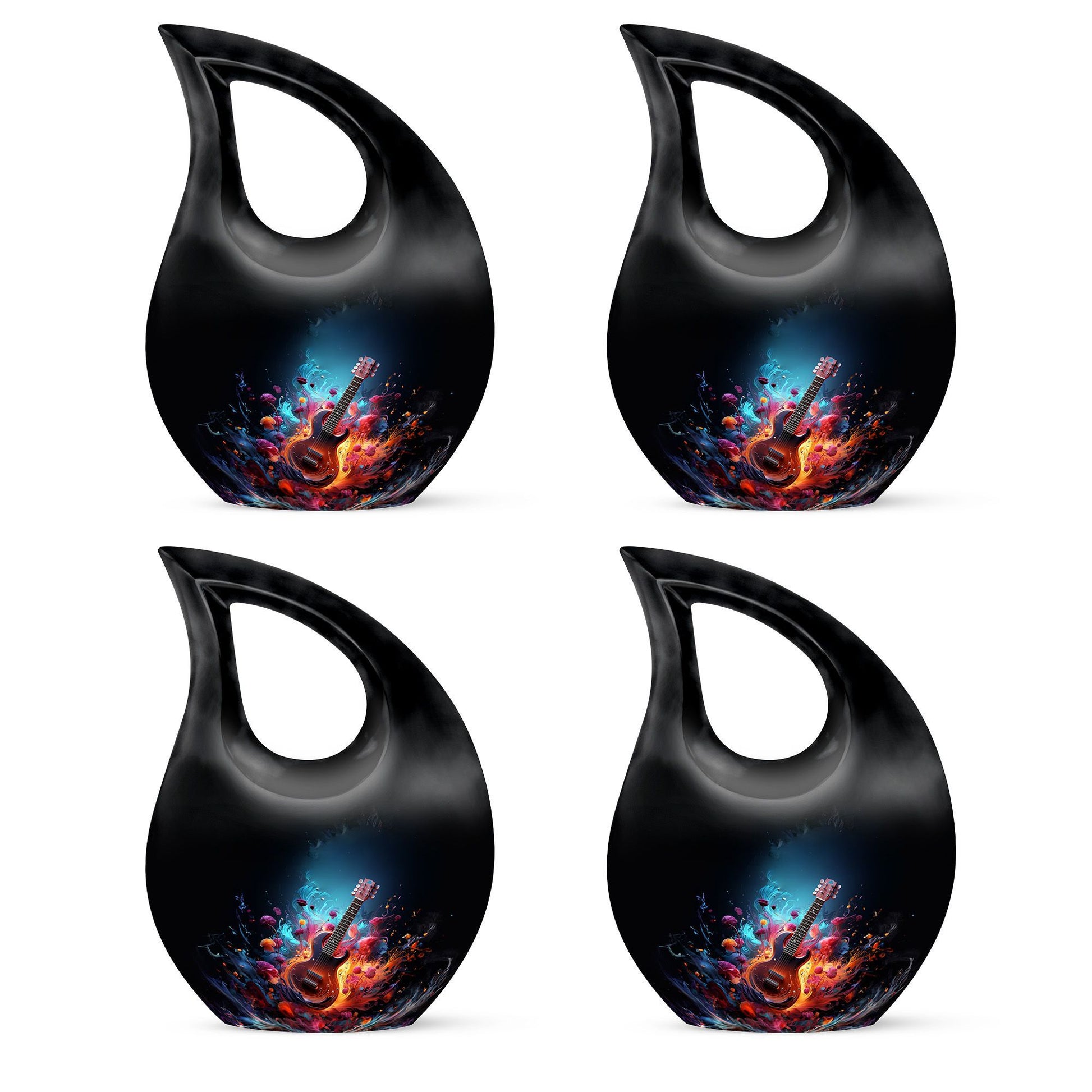Teardrop Shaped  Keepsake Set of 4