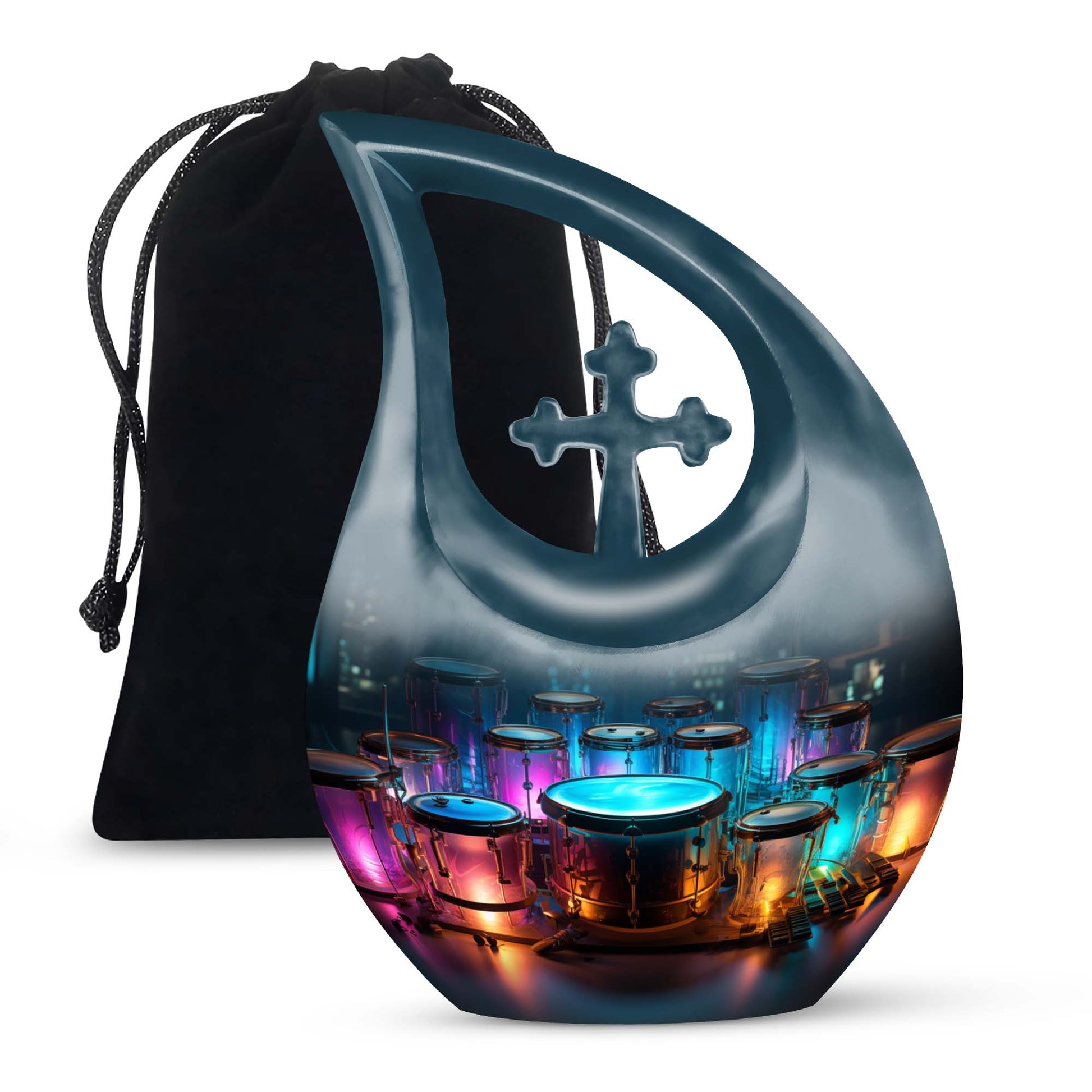 Teardrop Shaped  Large Urn 10 Inch