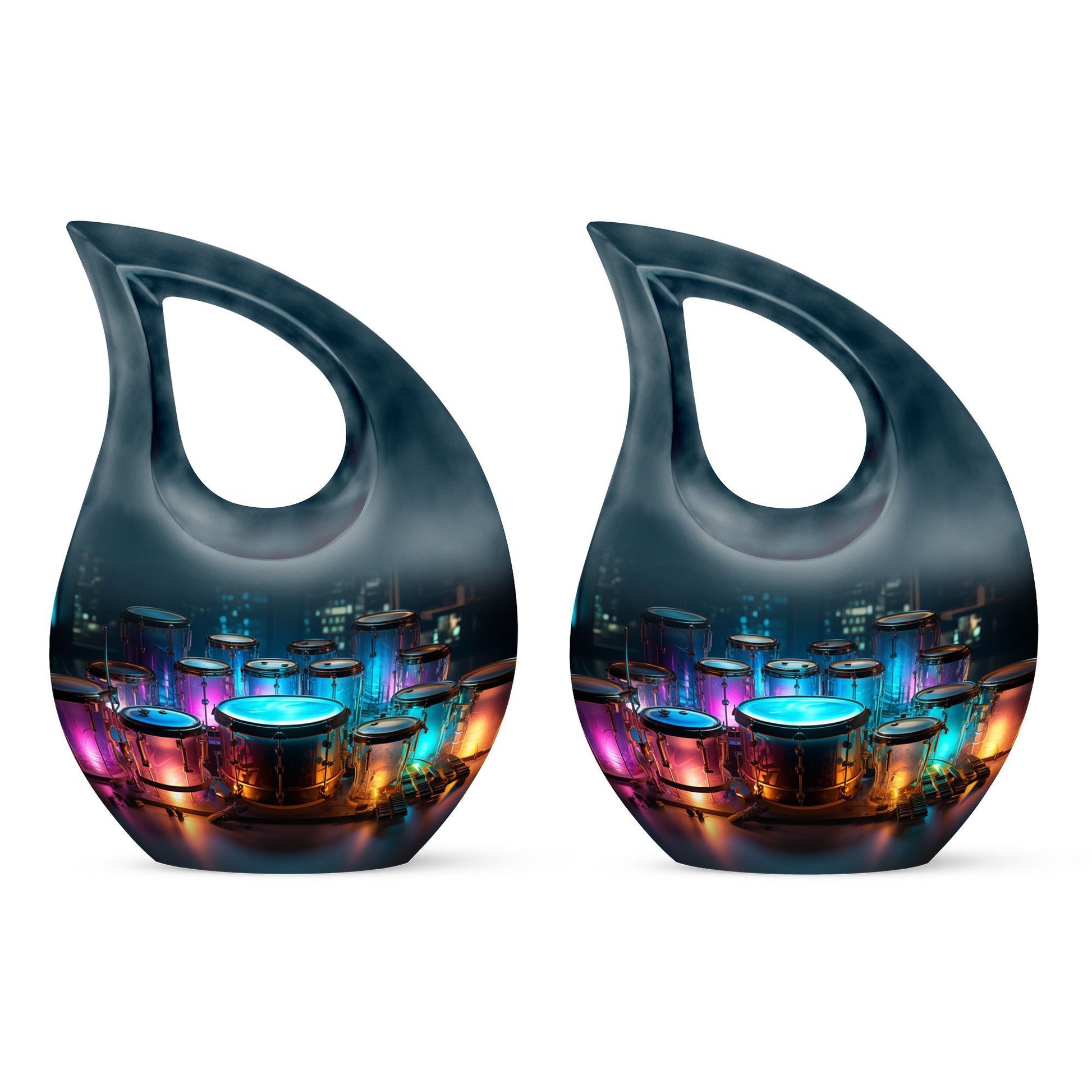 Teardrop Shaped  Keepsake Set of 2