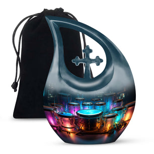 Teardrop Shaped  Large Urn 10 Inch