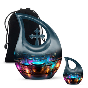 Teardrop Shaped  Large Urn With 1 Keepsake
