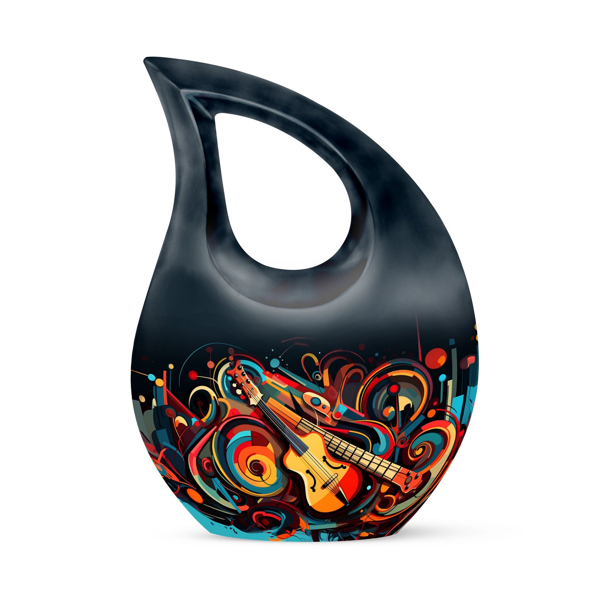 Teardrop Shape Music Urn Keepsake 3 Inch