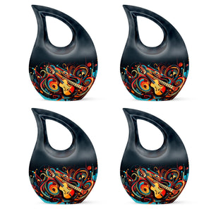 Teardrop Shape Music Urn Keepsake Urn Pack of 4