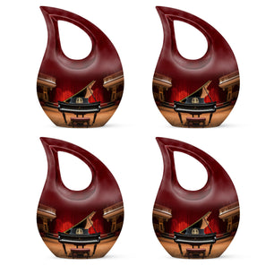 Teardrop Shape Music Urn Keepsake Urn Pack of 4