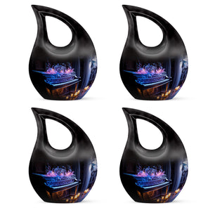 Teardrop Shape Music Urn Keepsake Urn Pack of 4