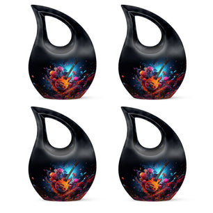 Teardrop Shape Music Urn Keepsake Urn Pack of 4