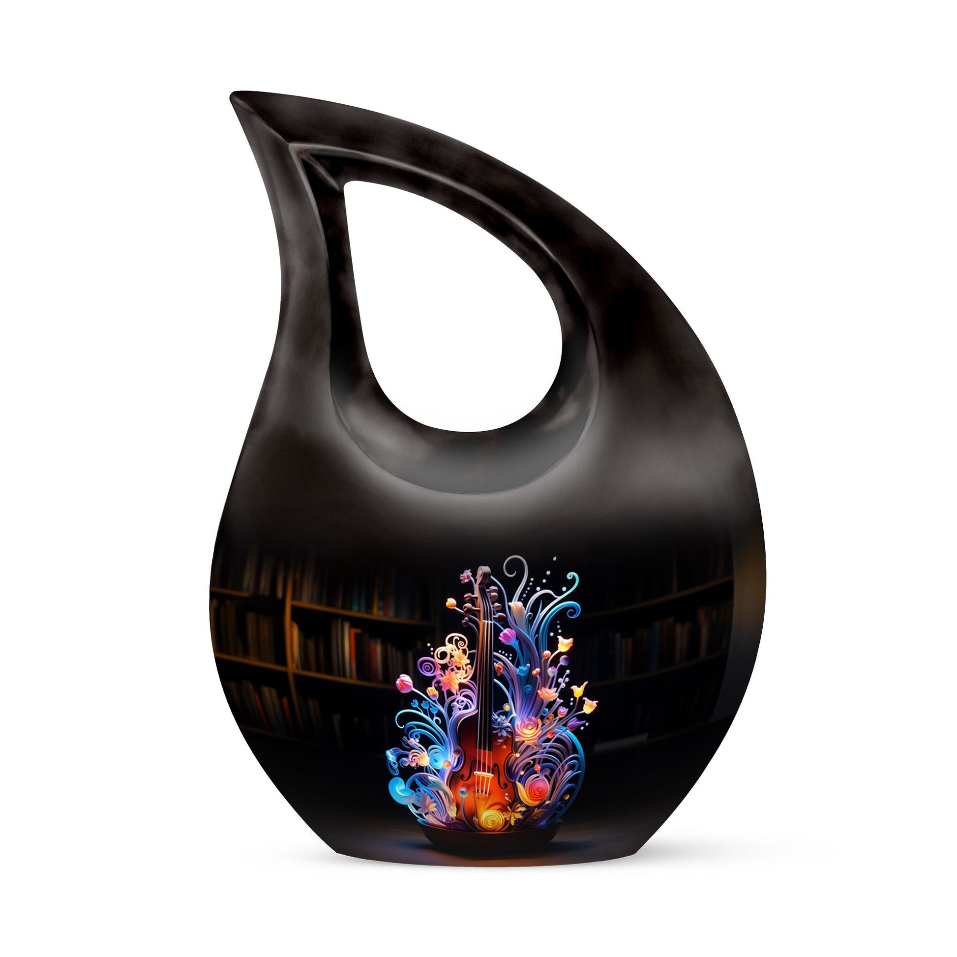 Teardrop Shape Music Urn Keepsake 3 Inch