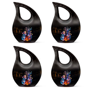 Teardrop Shape Music Urn Keepsake Urn Pack of 4