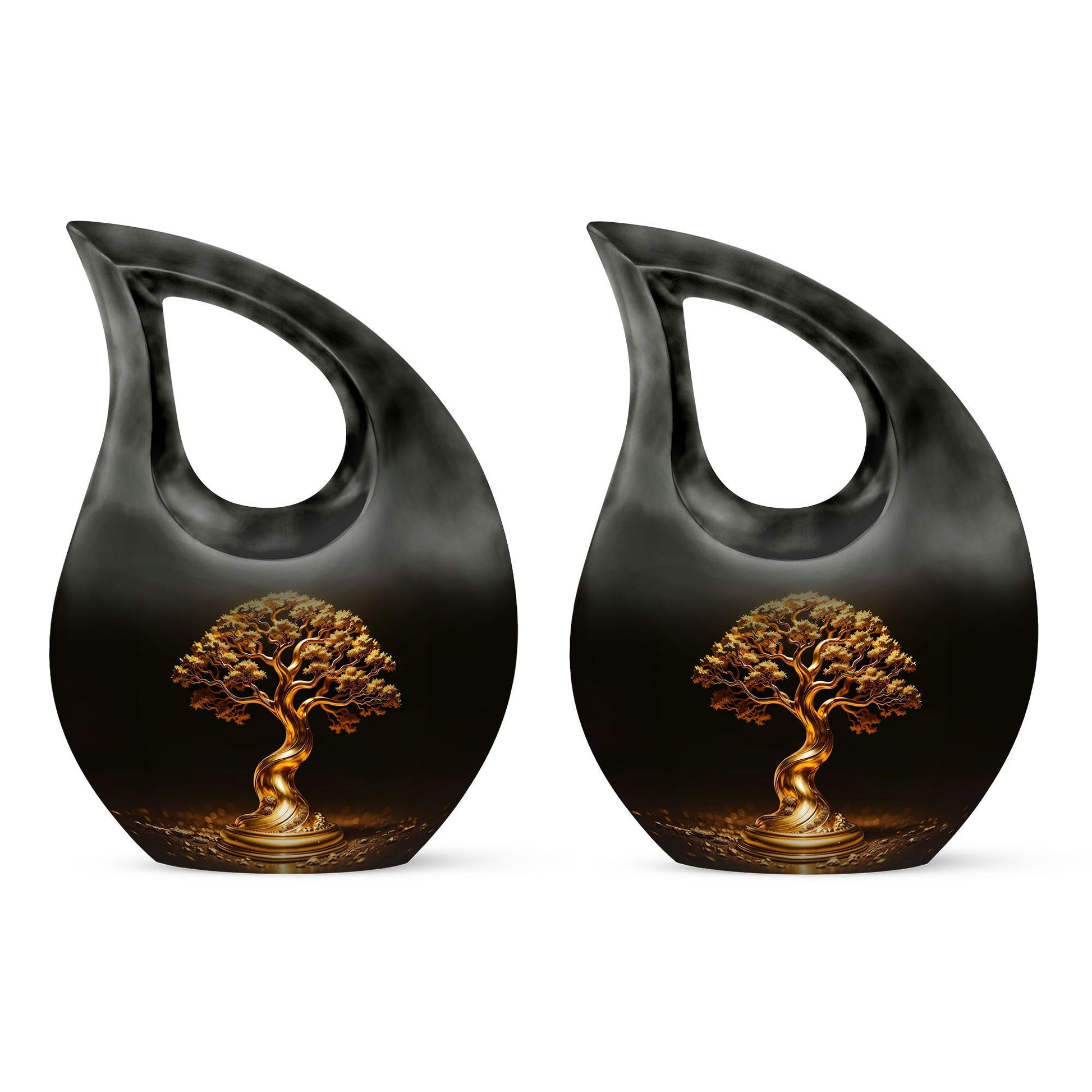 Teardrop Shaped  Keepsake Set of 2