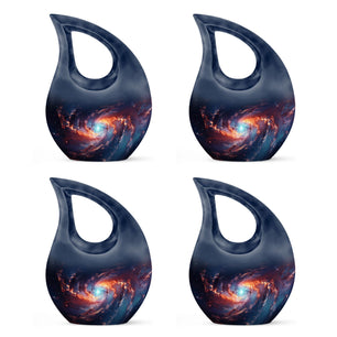 Teardrop Shape Abstract Urn Keepsake Urn Pack of 4