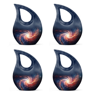 Teardrop Shape Abstract Urn Keepsake Urn Pack of 4