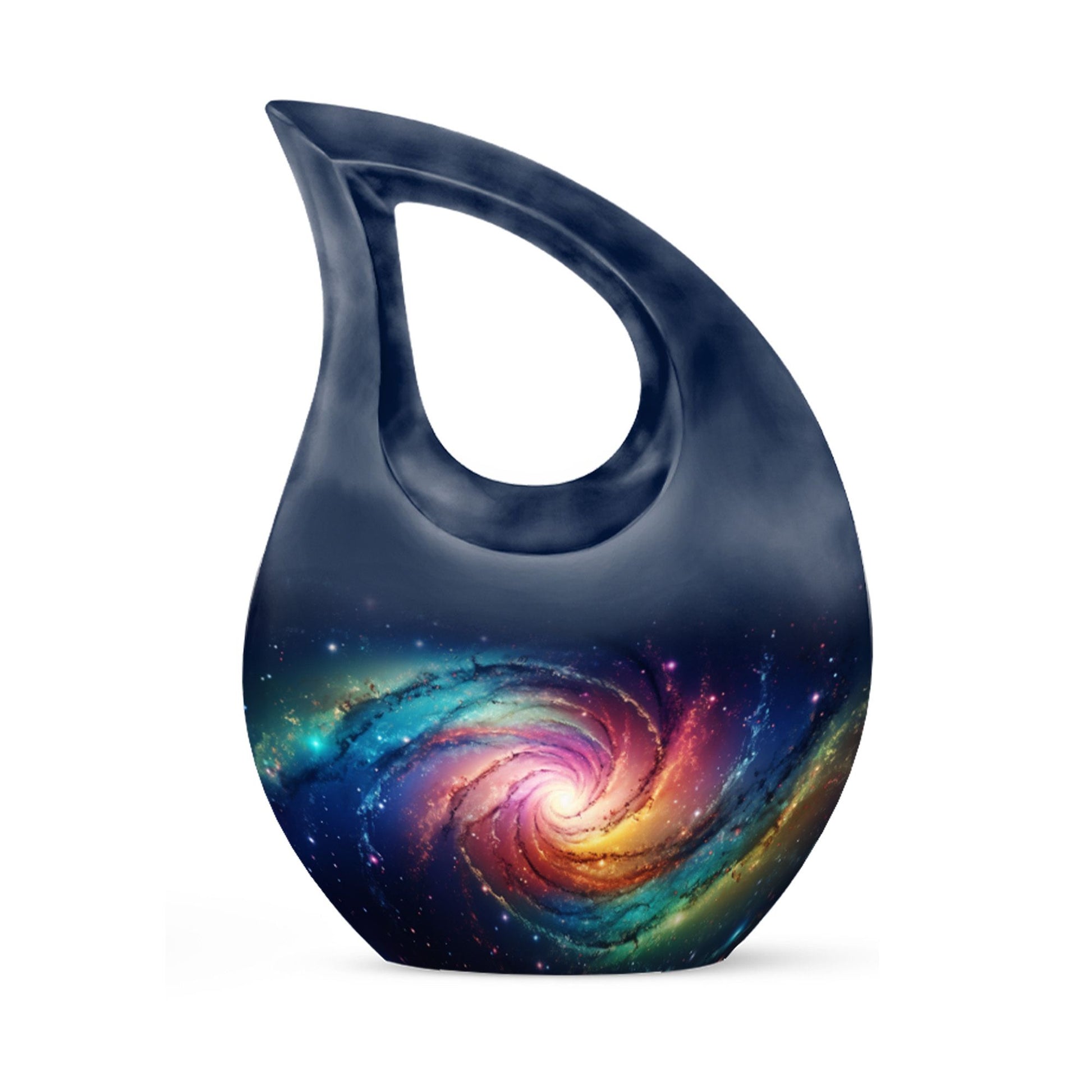Teardrop Shape Galaxy Urn Keepsake 3 Inch