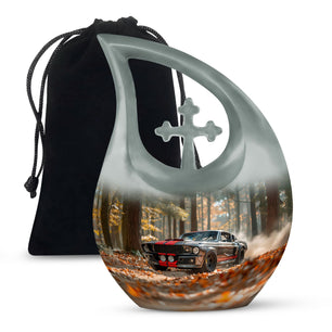 Vintage Power Slides - Car Urn Teardrop, Heart Shape Urn