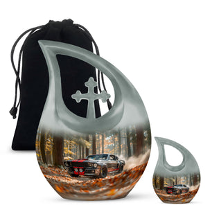 Vintage Power Slides - Car Urn Teardrop, Heart Shape Urn