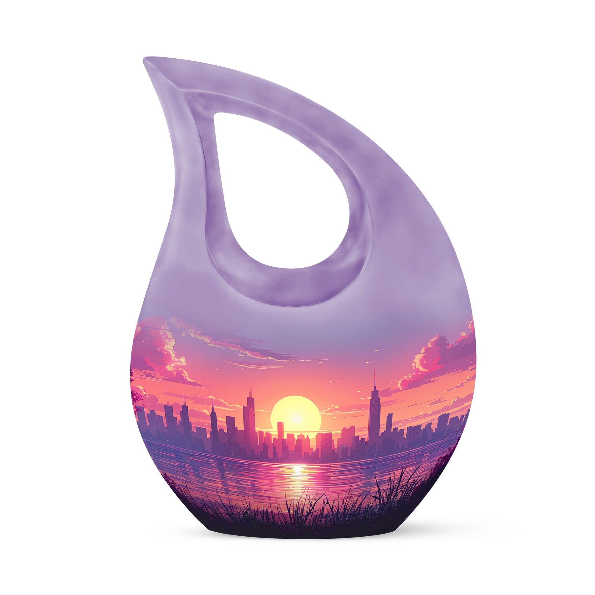 Urban Oasis - Car Urn Large Teardrop, Heart Urn For Ashes