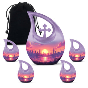 Urban Oasis - Car Urn Large Teardrop, Heart Urn For Ashes