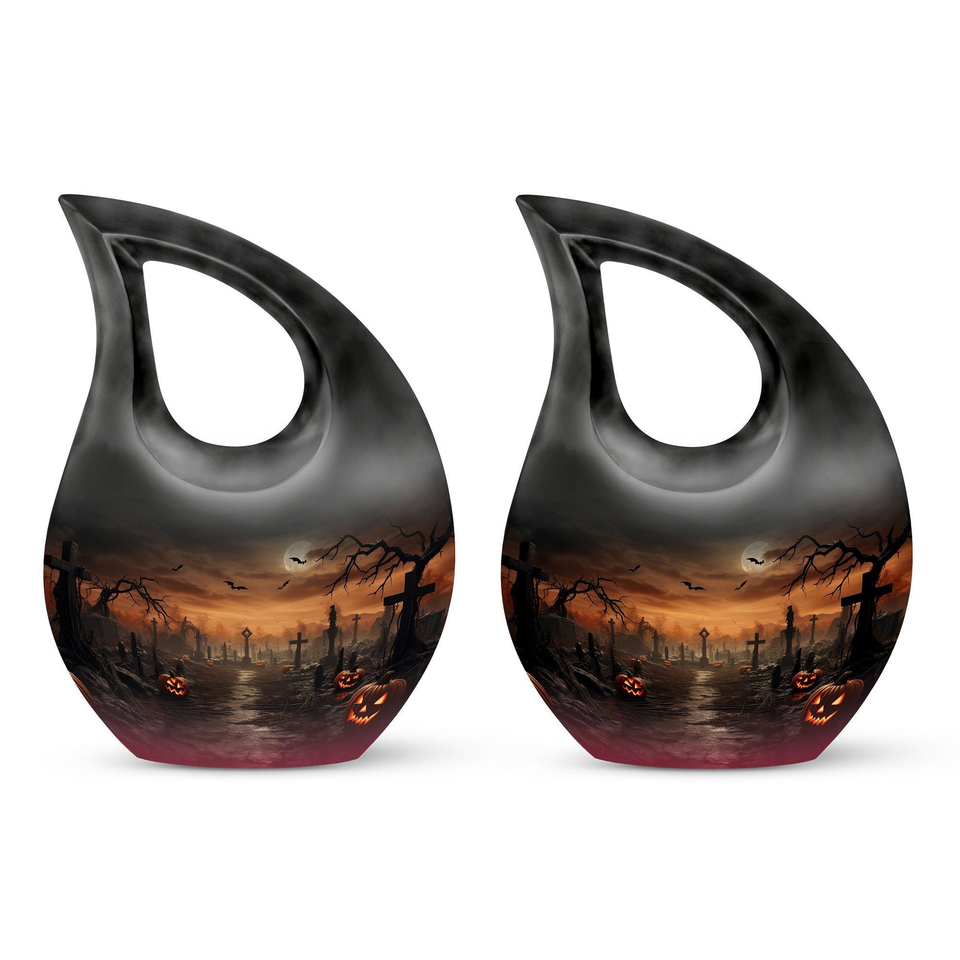 Teardrop Shaped  Keepsake Set of 2