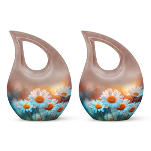 Teardrop Shaped  Keepsake Set of 2
