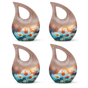 Teardrop Shaped  Keepsake Set of 4