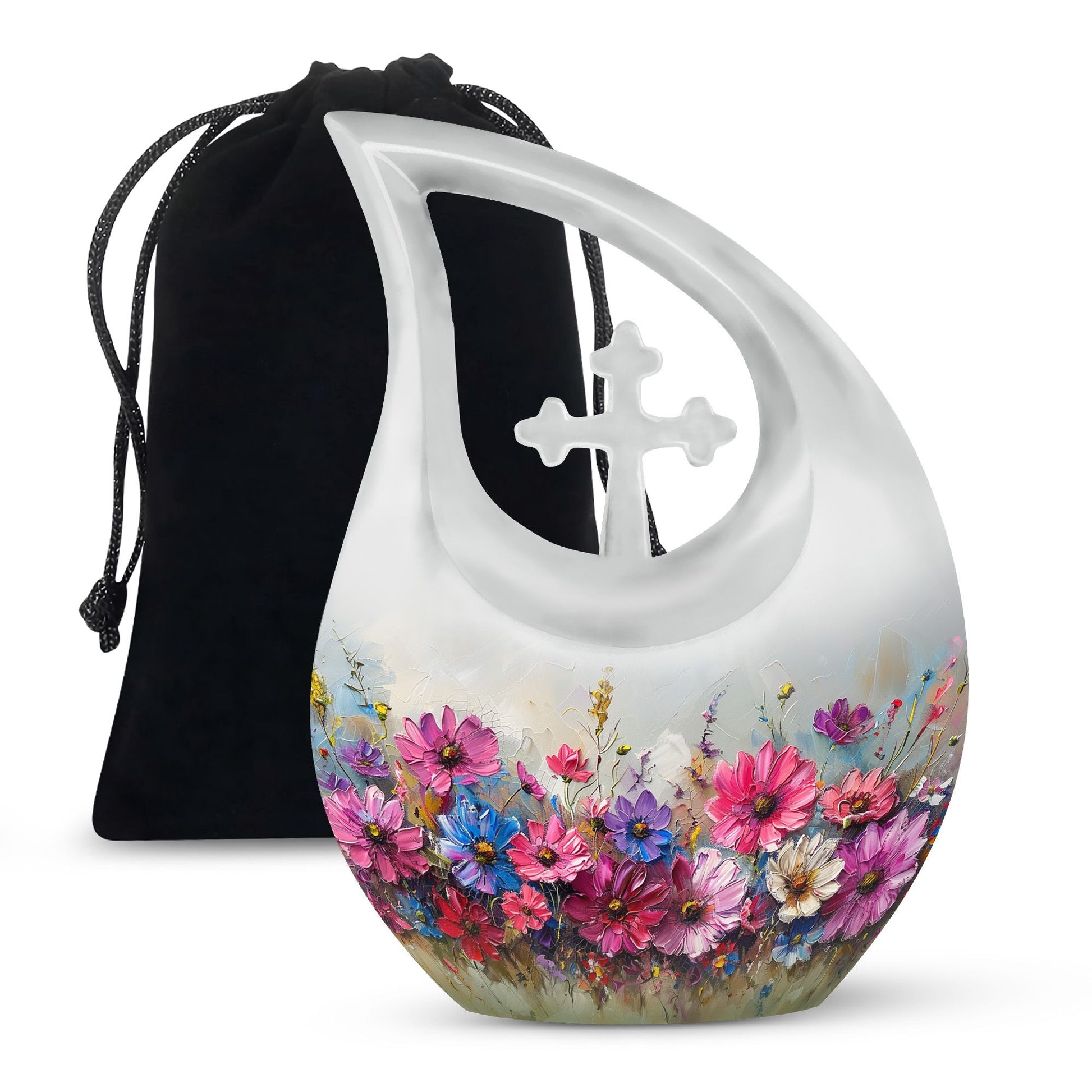 Teardrop Shaped  Large Urn 10 Inch