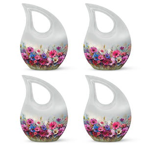 Teardrop Shaped  Keepsake Set of 4