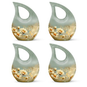 Teardrop Shaped  Keepsake Set of 4