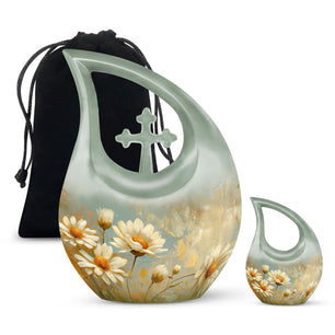 Teardrop Shaped  Large Urn With 1 Keepsake